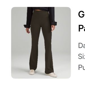 Lululemon grove pant dark olive